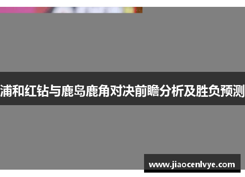 浦和红钻与鹿岛鹿角对决前瞻分析及胜负预测